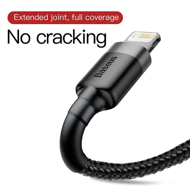 2.4A Snellaad-USB-kabel voor iPhone-modellen
