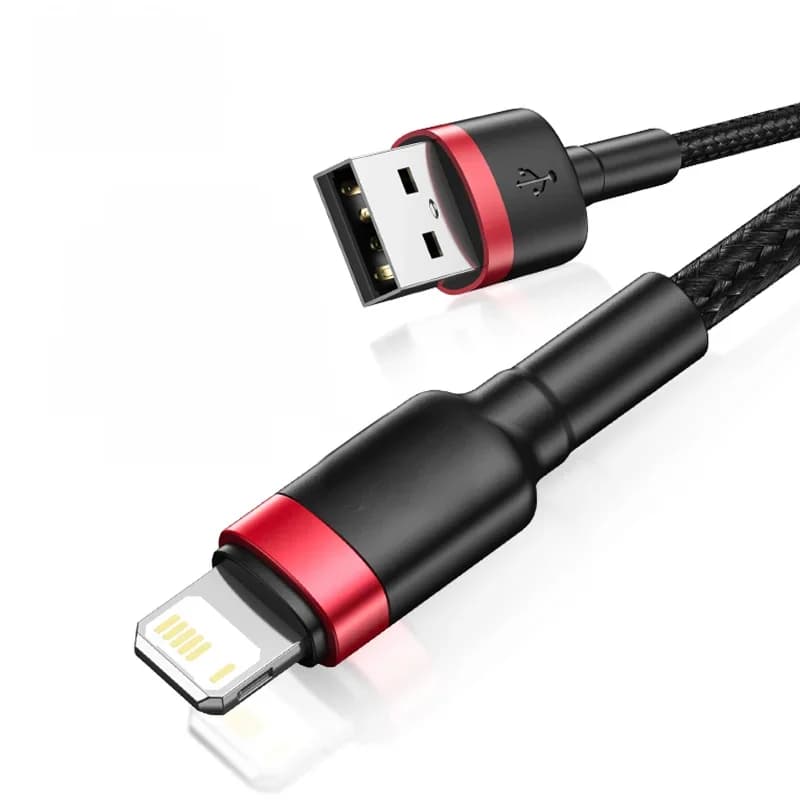 Snellaad USB-kabel voor iPhone, 2.4A datasynchronisatie