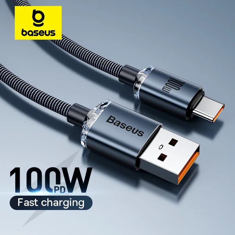 USB-C Snel Laadkabel, Ondersteuning 6A 66W