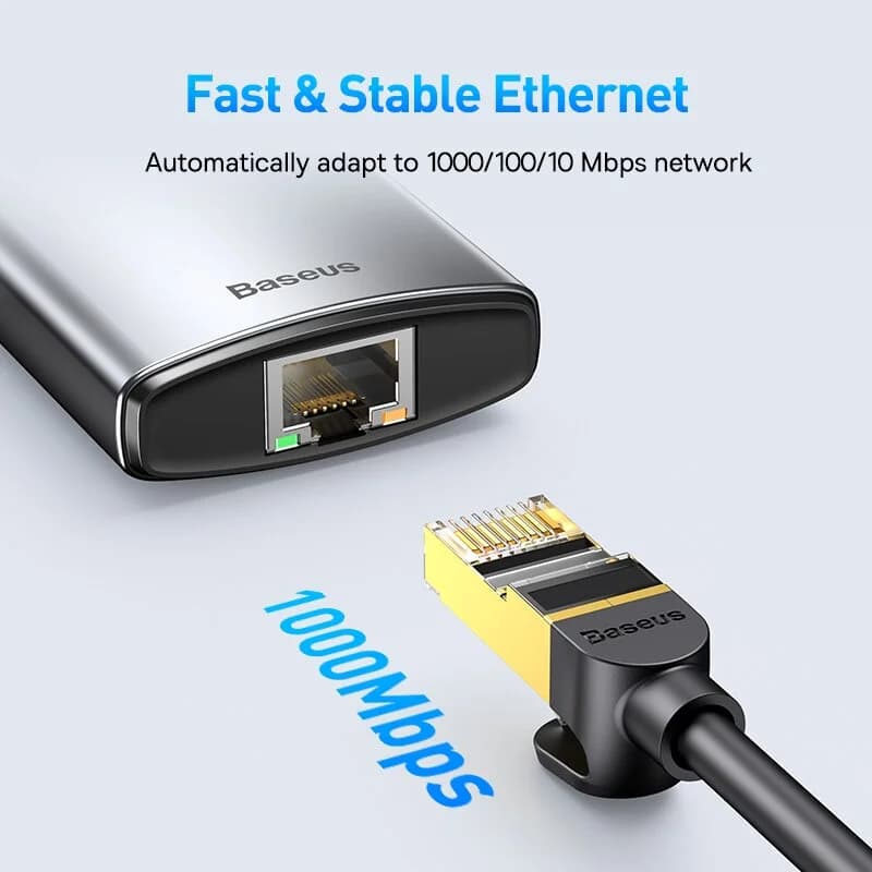 USB-C Hub met 4K HDMI, Ethernet en 100W PD
