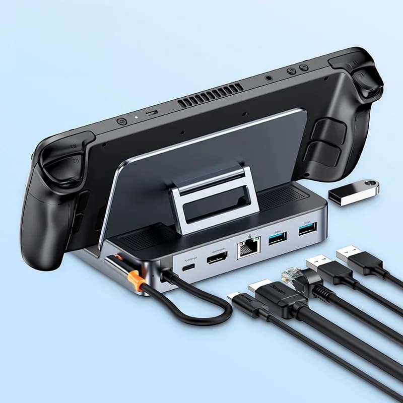 6-in-1 USB-C dockingstation met 4K HDMI