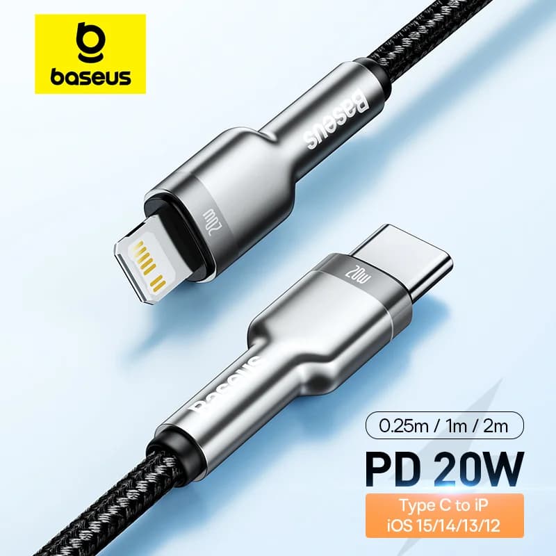 20W PD USB-C naar Lightning Snellaadkabel