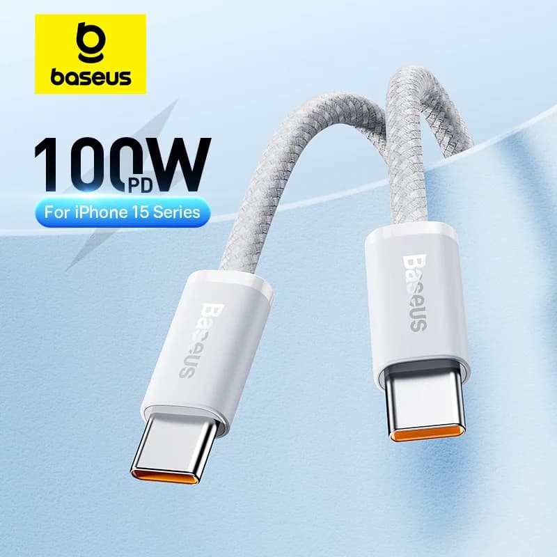 USB-C naar USB-C kabel, 100W PD snelladen