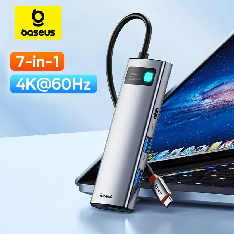 7-in-1 USB-C Hub met 4K HDMI en PD 100W